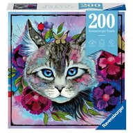 Ravensburger - Puzzle animale Ochi de pisica Puzzle Copii, piese 200