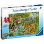 Ravensburger - Puzzle animale Padure in India Puzzle Copii, piese 60 - 3