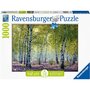 Ravensburger - Puzzle peisaje Padurea de mesteacan , Puzzle Copii, piese 1000 - 1