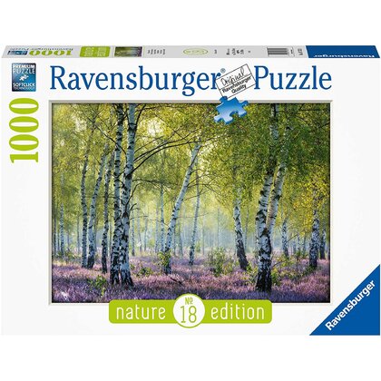 Ravensburger - Puzzle peisaje Padurea de mesteacan , Puzzle Copii, piese 1000