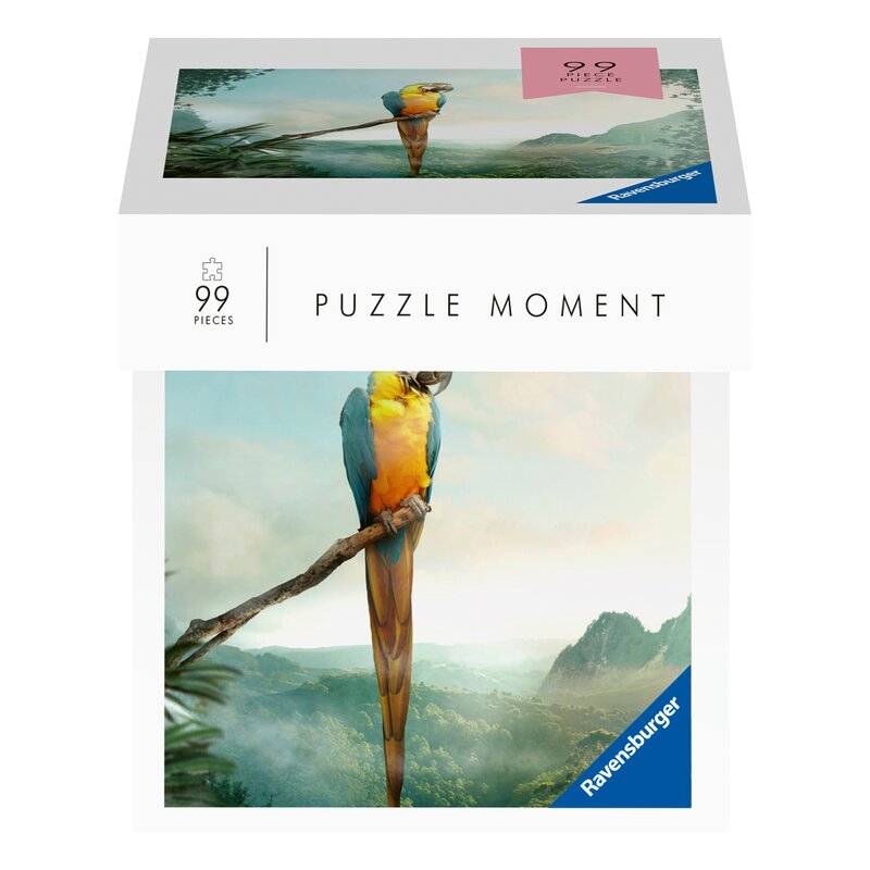 Ravensburger - puzzle animale papagal , puzzle copii, piese 99