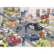 Ravensburger - Puzzle educativ Patrula de politie Puzzle Copii, piese 100