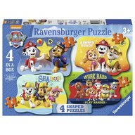 Ravensburger - Puzzle Paw Patrol, 4/6/8/10 piese