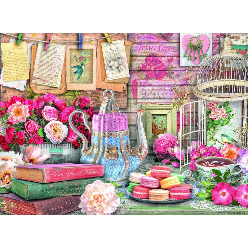 Ravensburger - puzzle petrecere cu ceai, 500 piese