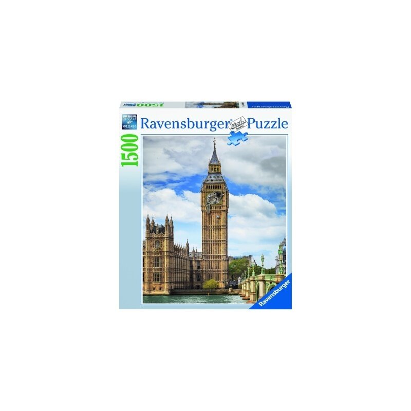 Ravensburger - puzzle pisica in big ben, 1500 piese