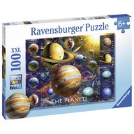 Ravensburger - Puzzle Planete, 100 piese