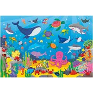 Galt - Puzzle de podea Numaram animalute marine , Puzzle Copii, piese 30