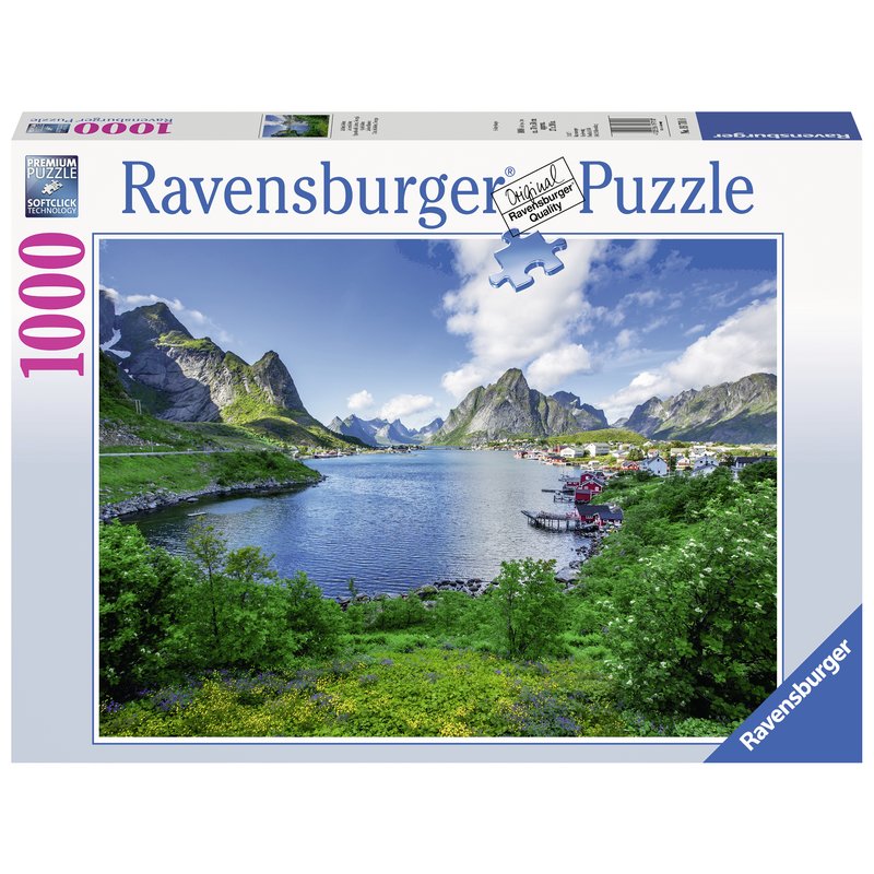 Ravensburger - puzzle portul lofoten, 1000 piese