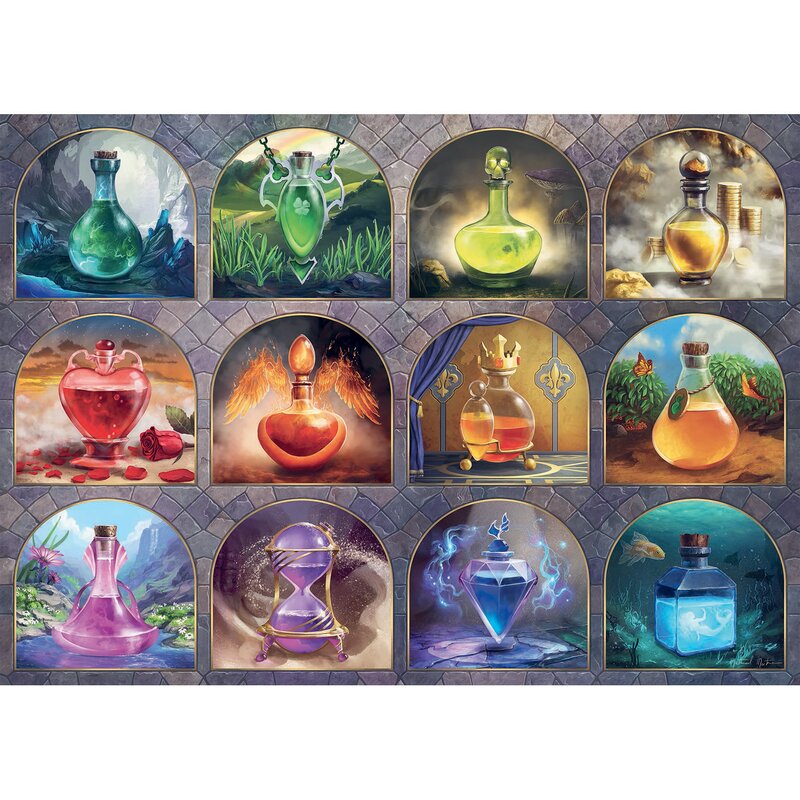 Ravensburger - puzzle personaje potiuni puzzle adulti, piese 1000