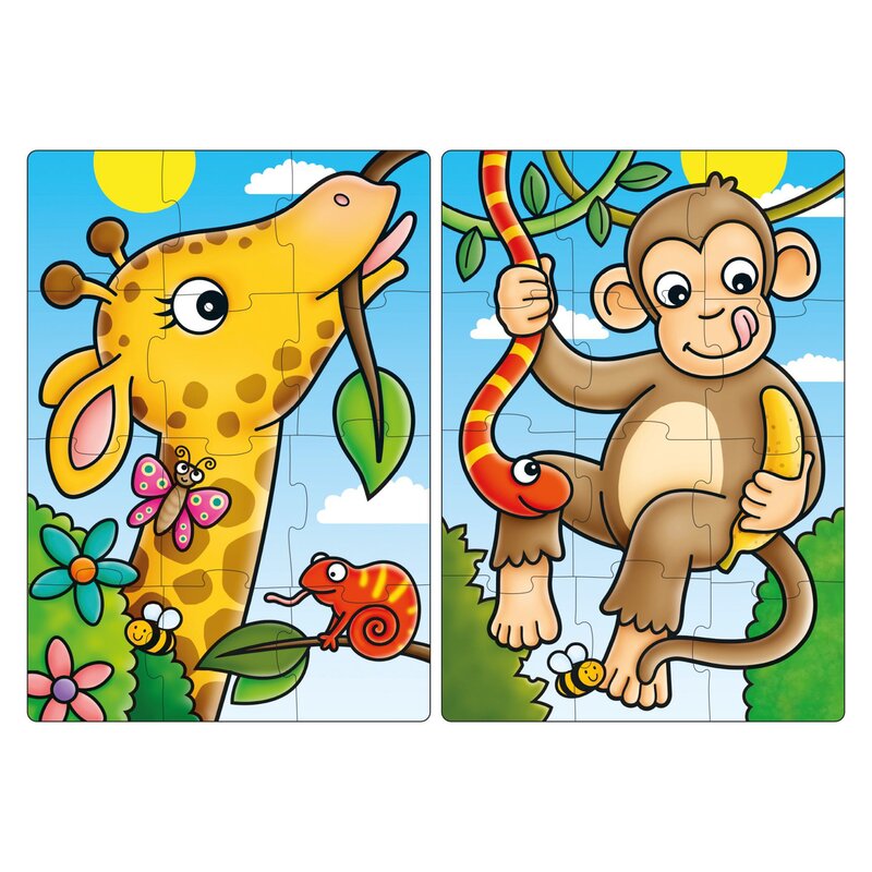 Orchard toys - puzzle animale prieteni din jungla puzzle copii, piese12