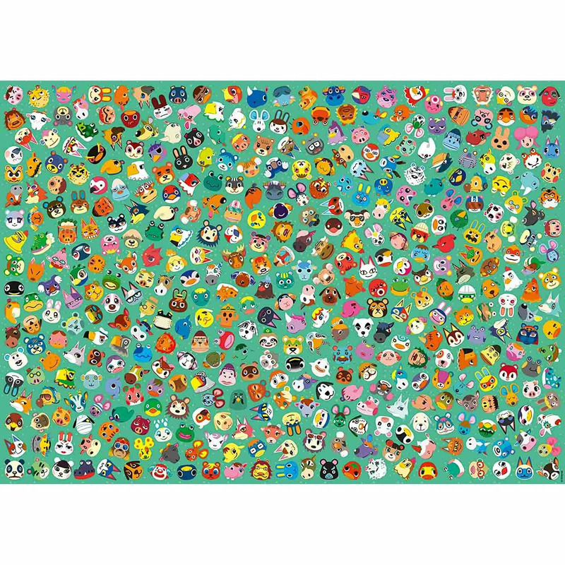 Puzzle provocare nintendo, 1000 piese
