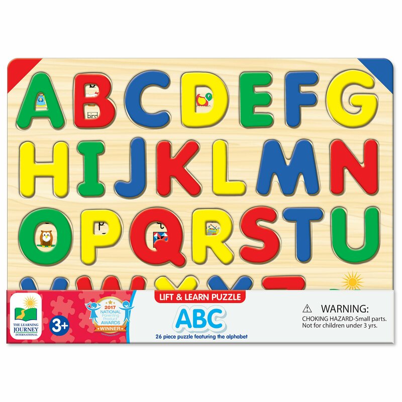 The learning journey - puzzle educativ sa invatam alfabetul puzzle copii, piese 26