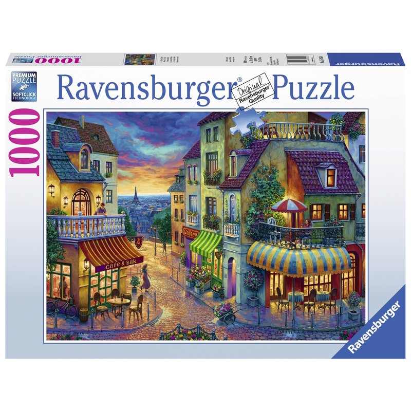 Ravensburger - puzzle seara in paris, 1000 piese