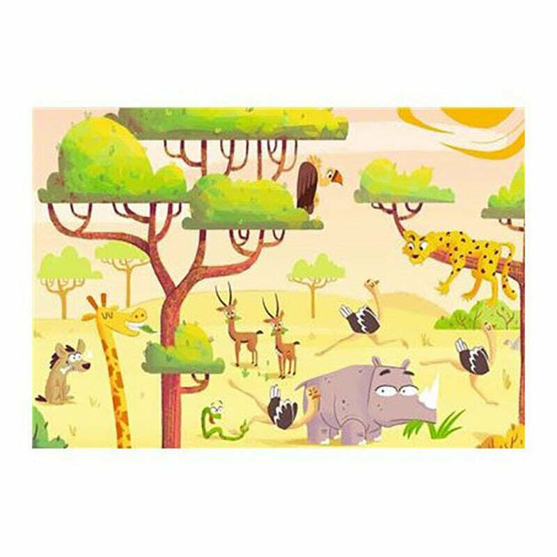 Ravensburger - Puzzle Si Joc Animale Din Safari, 2X24 Piese