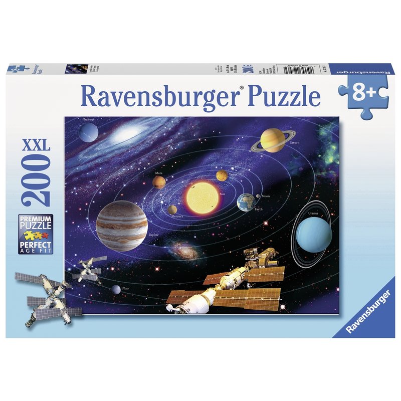 Ravensburger - puzzle sistemul solar, 200 piese