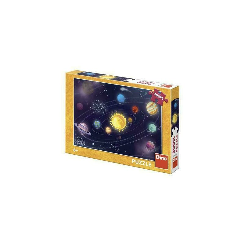 Puzzle educativ sistemul solar , puzzle copii, piese 300