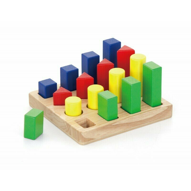 Viga - jucarie sortare 4 forme geometrice
