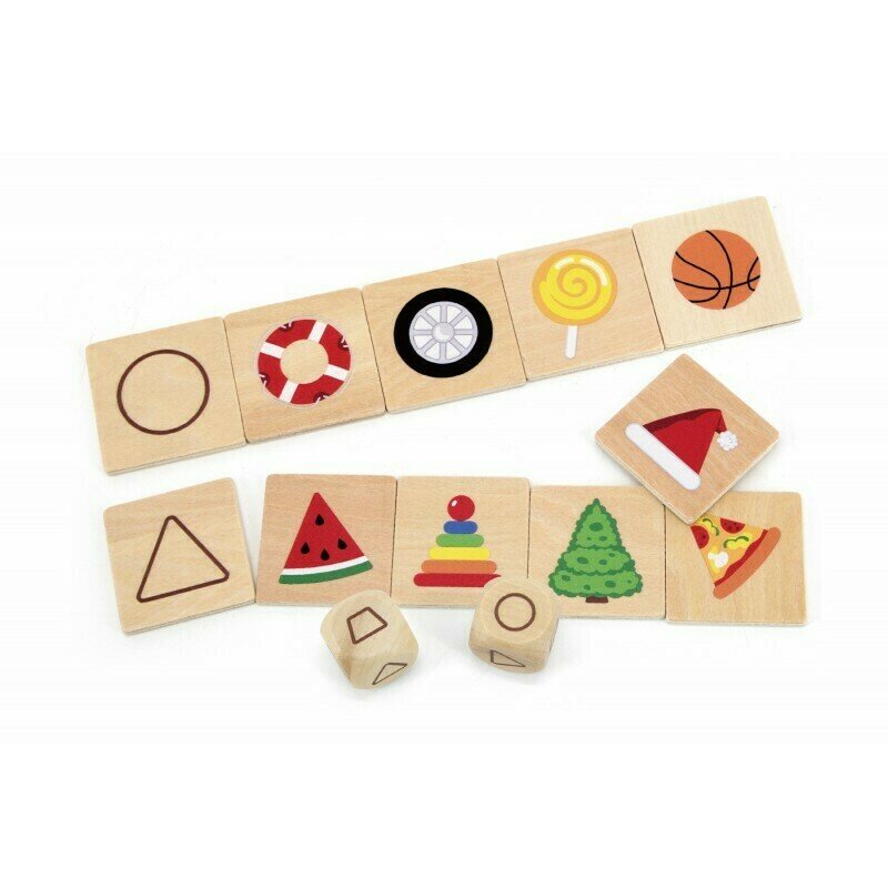 Viga - puzzle din lemn invata formele , puzzle copii, piese 35