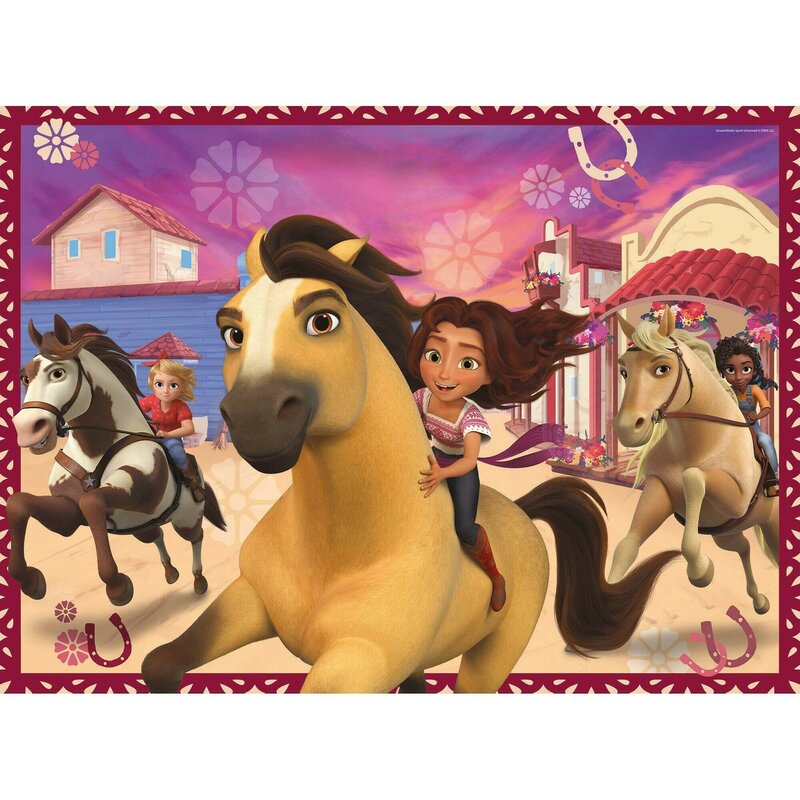 Ravensburger - puzzle spirit prieteni pe viata, 150 piese