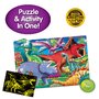THE LEARNING JOURNEY - Puzzle animale Dinozauri Straluceste in intuneric Puzzle Copii, piese 100 - 1