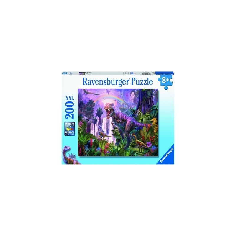 Ravensburger - puzzle taramul dinozaurilor, 200 piese