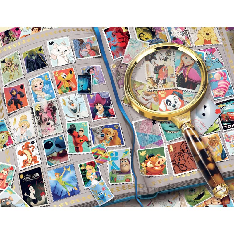 Ravensburger - puzzle personaje timbre disney puzzle copii, piese 2000