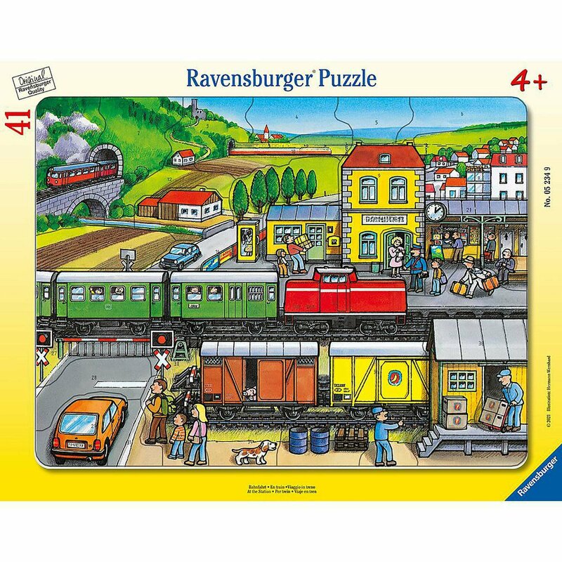 Ravensburger - Puzzle Tip Rama Calatoria Cu Trenul, 41 Piese