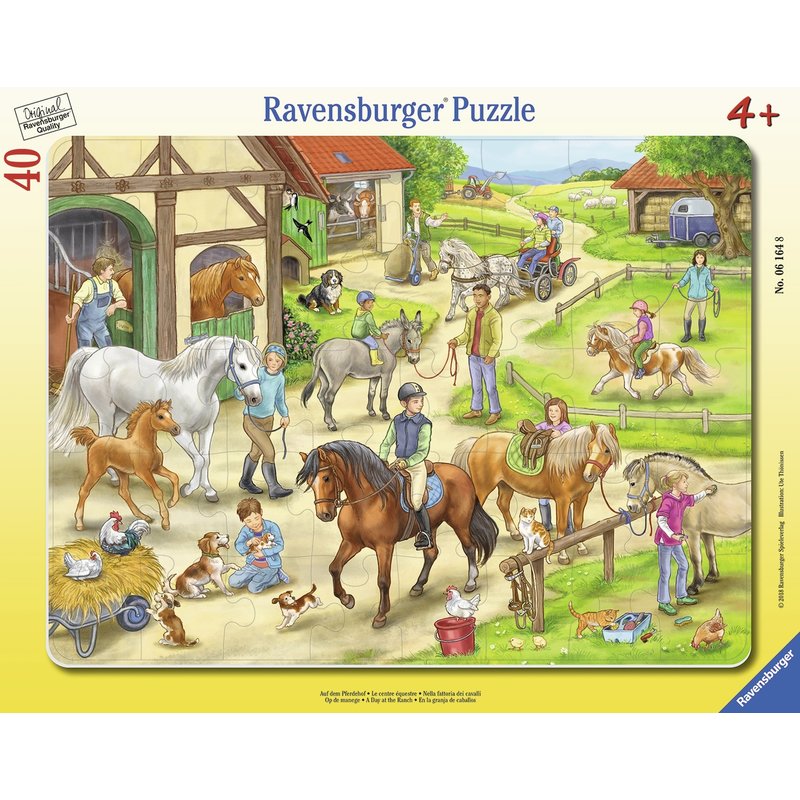 Ravensburger - puzzle tip rama ferma, 40 piese