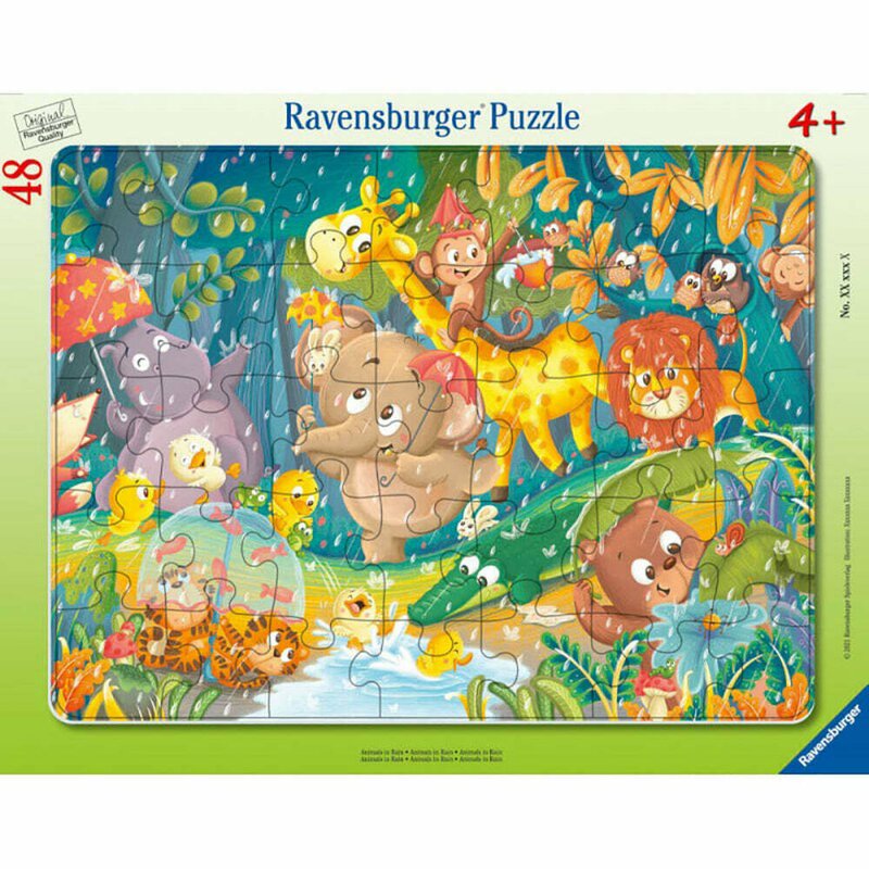 Ravensburger - Puzzle Tip Rama Jungla, 48 Piese