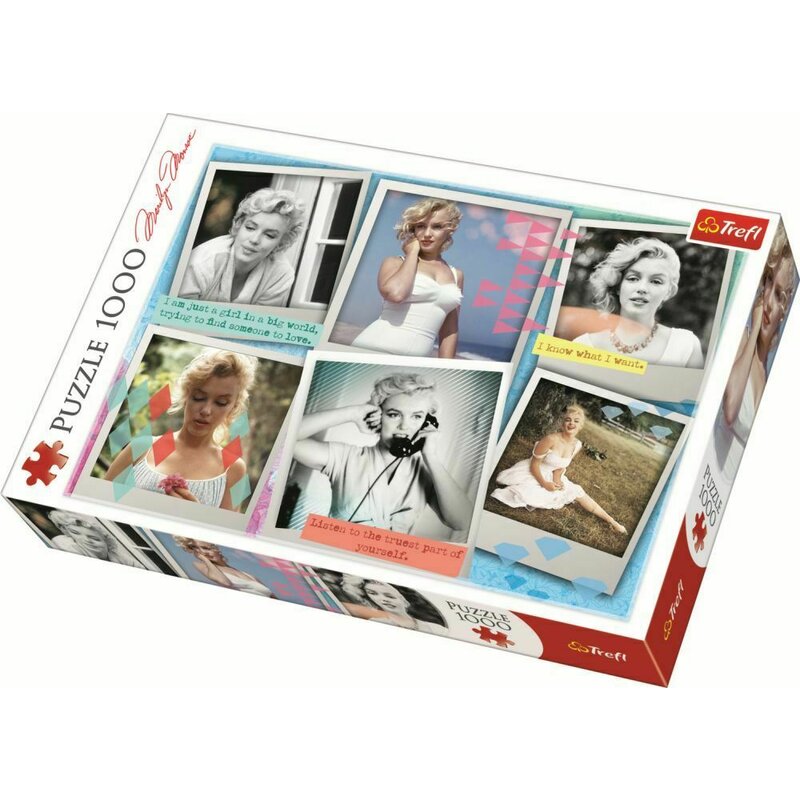 Trefl - puzzle personaje marilyn monroe , puzzle adulti, piese 1000, multicolor