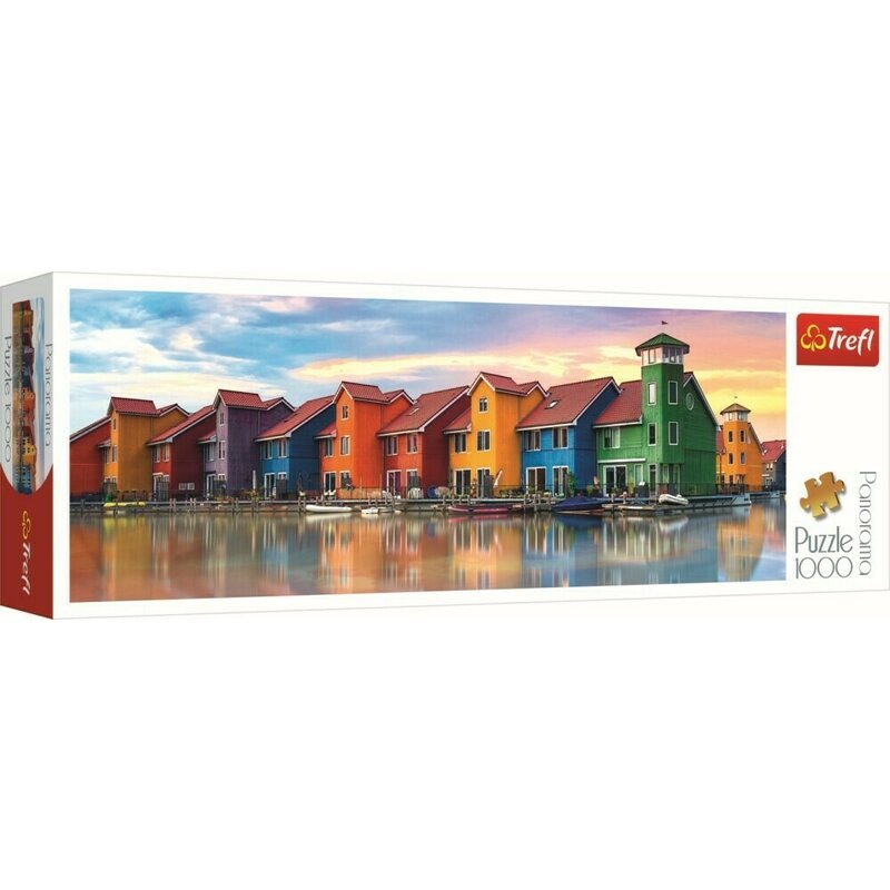 Trefl - puzzle peisaje groningen , puzzle copii , panorama, piese 1000