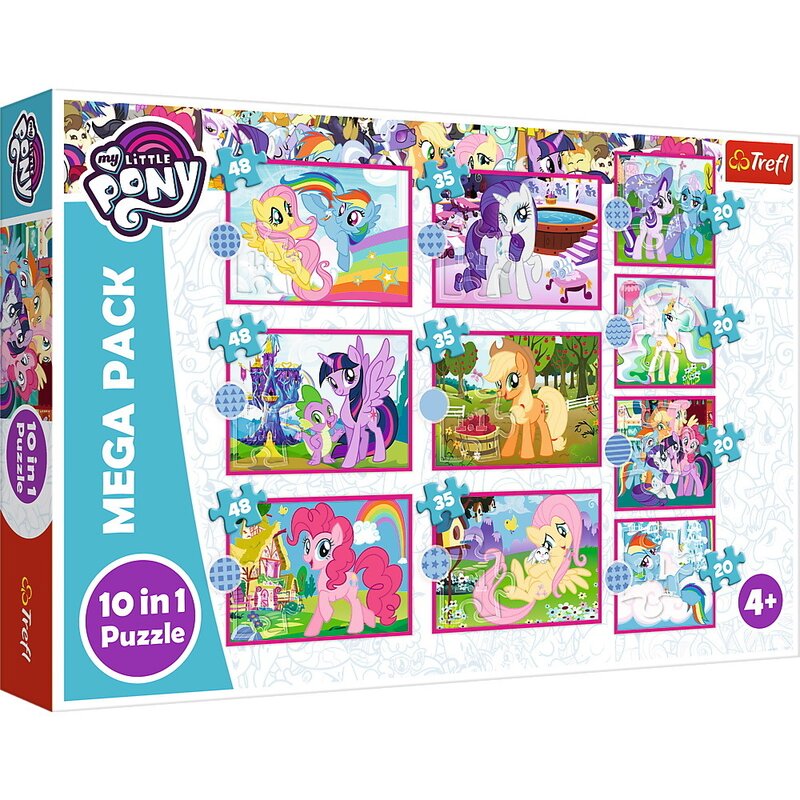 Trefl - puzzle trefl 10in1 my little pony - poneii uimitori