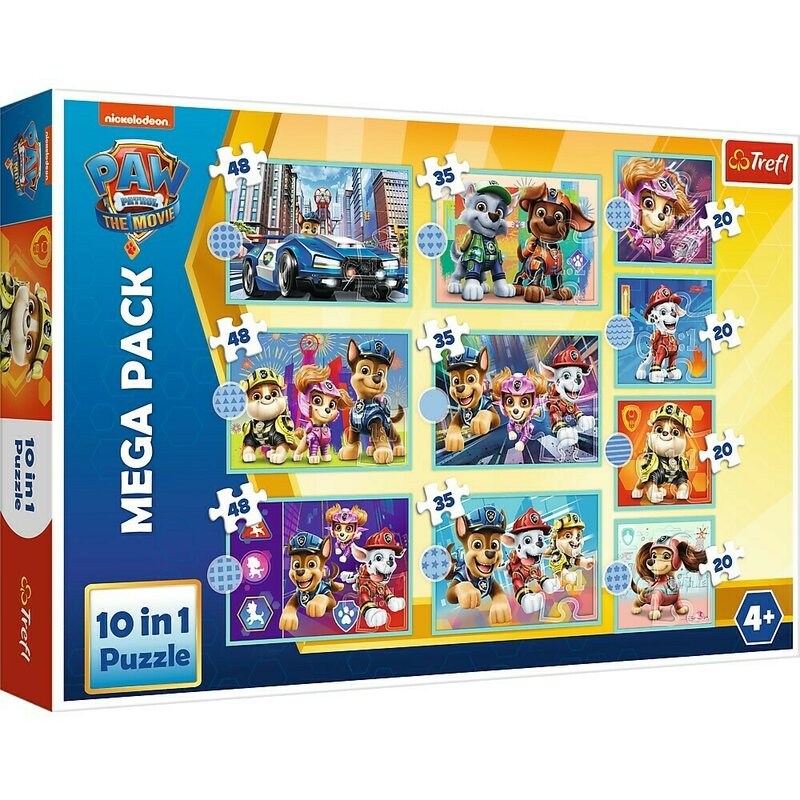 Trefl - puzzle 10in1 patrula catelusilor echipa catelusilor