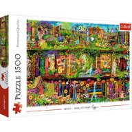 Trefl - Puzzle personaje Fairy bookcase Aimee Stewart , Puzzle Copii, piese 1500