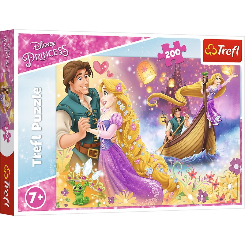 Trefl - Puzzle personaje Lumea magica a printesei Rapunzel , Puzzle Copii, piese 200