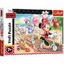 Trefl - Puzzle personaje Minnie distractie la plaja , Puzzle Copii, piese 200 - 1