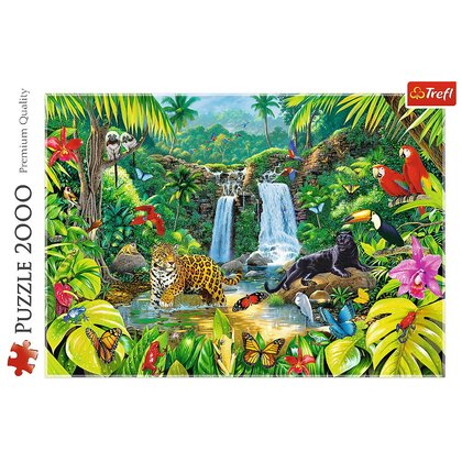 Trefl - Puzzle peisaje Padurea Tropicala , Puzzle Copii, piese 2000