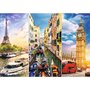 Trefl - Puzzle peisaje Calatorie in Europa , Puzzle Copii, piese 4000 - 2