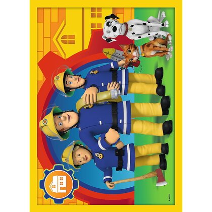 Trefl - Puzzle personaje Ajutoarele Pompierului Sam , Puzzle Copii ,  4 in 1, piese 207