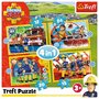 Trefl - Puzzle personaje Ajutoarele Pompierului Sam , Puzzle Copii ,  4 in 1, piese 207 - 6