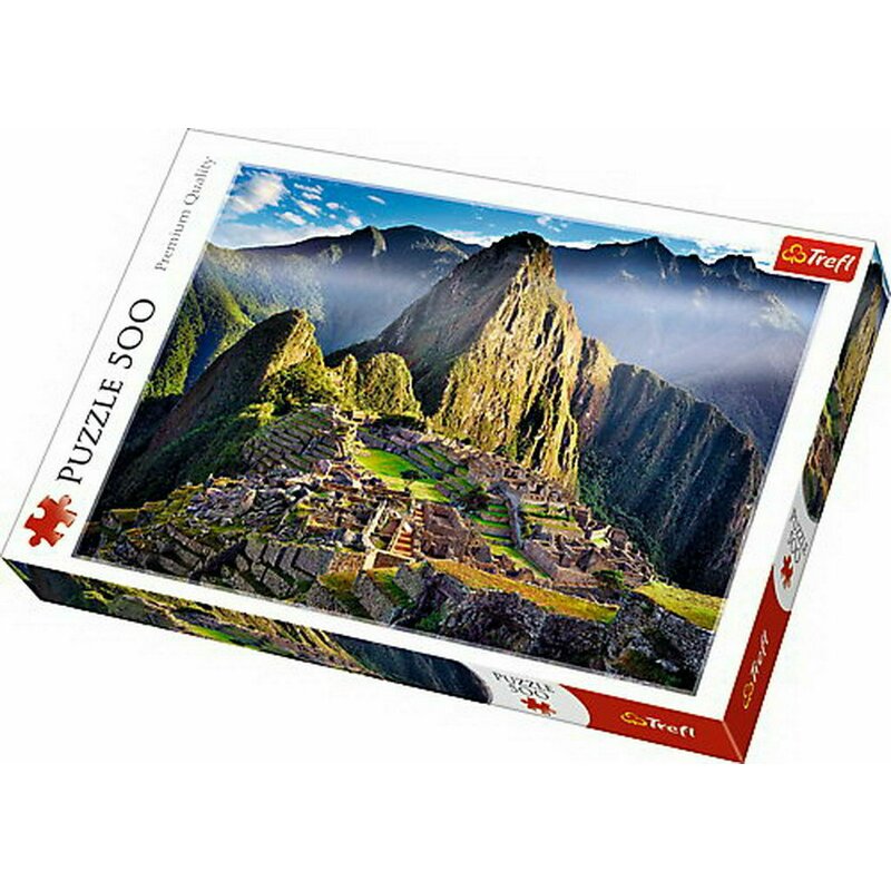 Trefl - puzzle peisaje sanctoar in machu picchu , puzzle copii, piese 500, multicolor