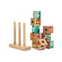 Djeco - Puzzle vertical cu cuburi , Puzz-Up Forest - 3