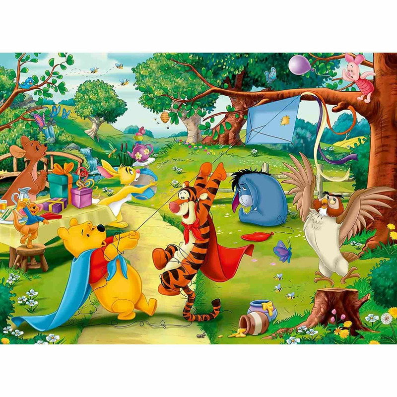 Puzzle winnie the pooh salvatorul, 100 piese