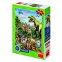 Puzzle XL - Lumea dinozaurilor neon (100 piese) - 1