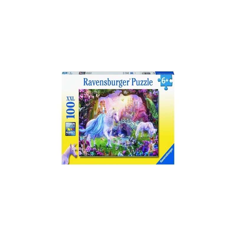 Ravensburger - puzzle zana si unicorn, 100 piese
