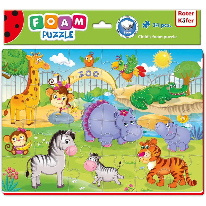 Roter kafer - puzzle zoo 24 piese rk1201-06