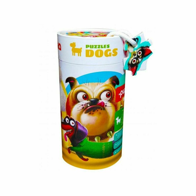 Cubika - puzzle animale 5 in 1 puzzle copii, pcs 27