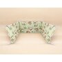 Aparatoare pentru patut, Qmini, Din bumbac certificat Oeko Tex Standard 100, 180x30 cm, Cu panglici, Frogs - 2