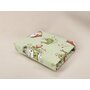 Cearceaf cu elastic, Qmini, Pentru patut 120X60 cm, Din bumbac certificat Oeko Tex Standard 100, Frogs - 2