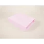 Cearceaf cu elastic, Qmini, Pentru patut leagan sau patut co-sleeper, Dimensiune 90x40 cm, Din bumbac jersey, Material certificat Oeko Tex Standard 100, Pink - 2